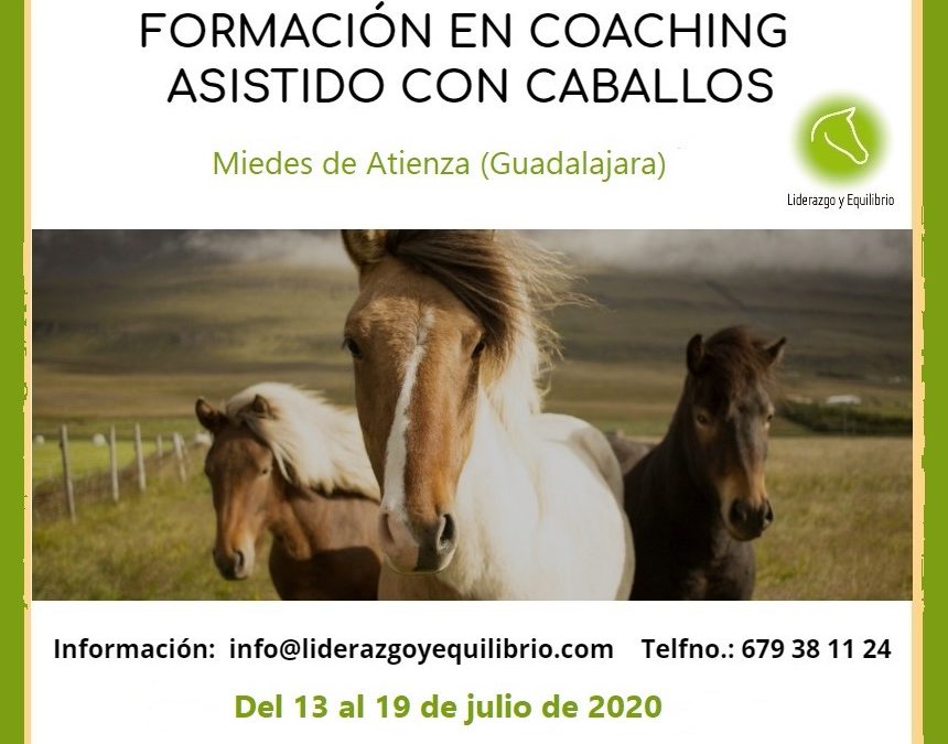 Formación Coaching Asistido con Caballos Julio 2.020 (Guadalajara)